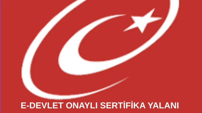 E-devlet Onaylı Hacamat Sertifikası Yalanı